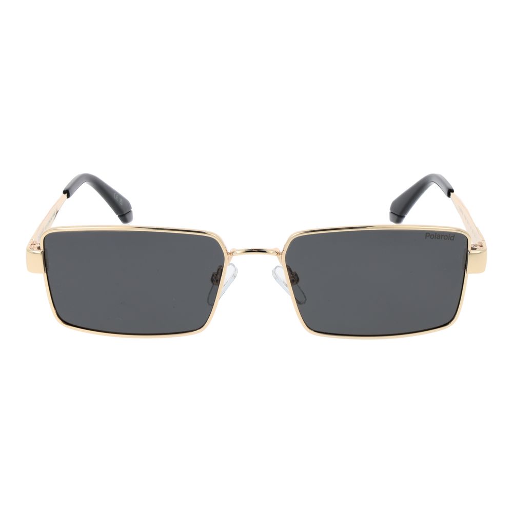 Polaroid Gold Metal Sunglasses