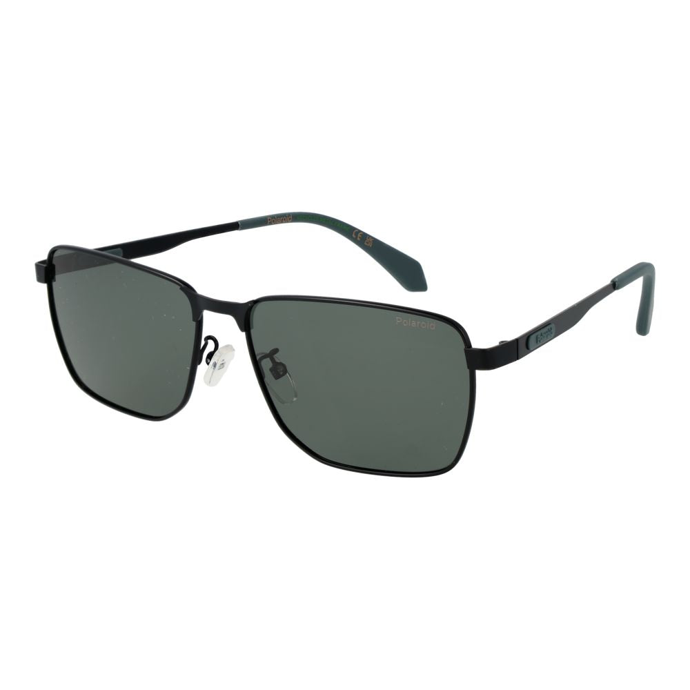 Polaroid Black Metal Sunglasses