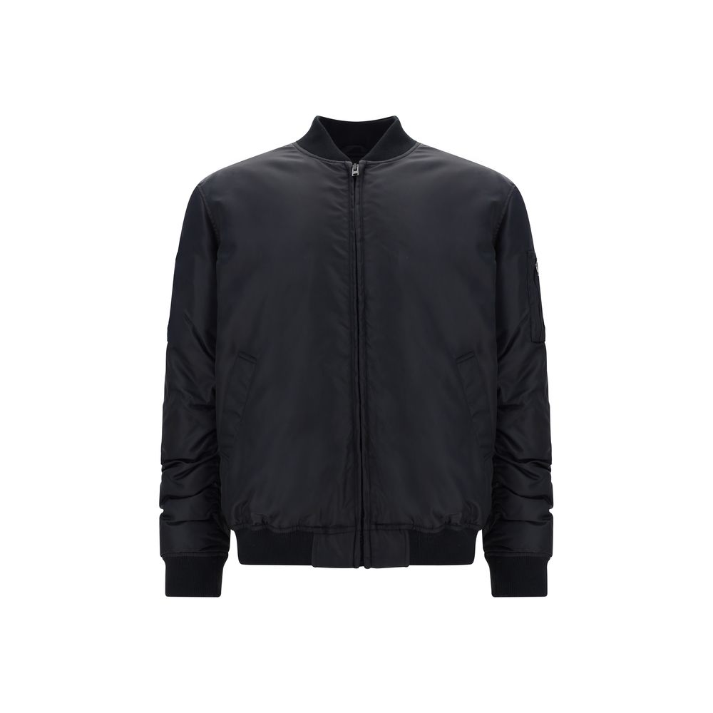 Bomber Moschino noir en polyamide