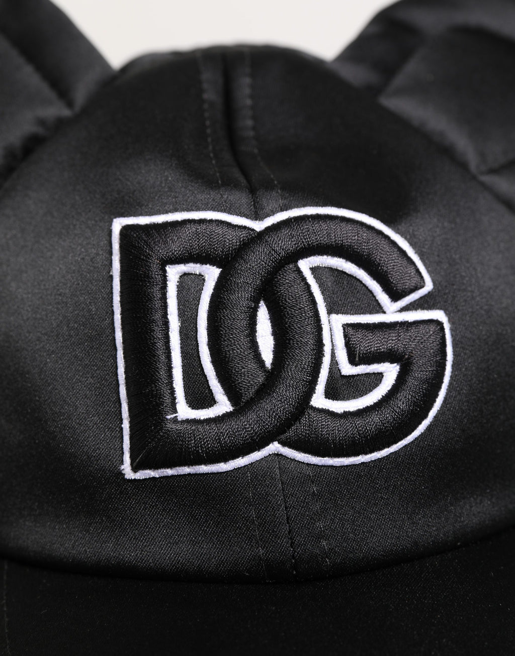 Casquette de baseball Dolce & Gabbana en velours noir à oreilles d'animal pour homme