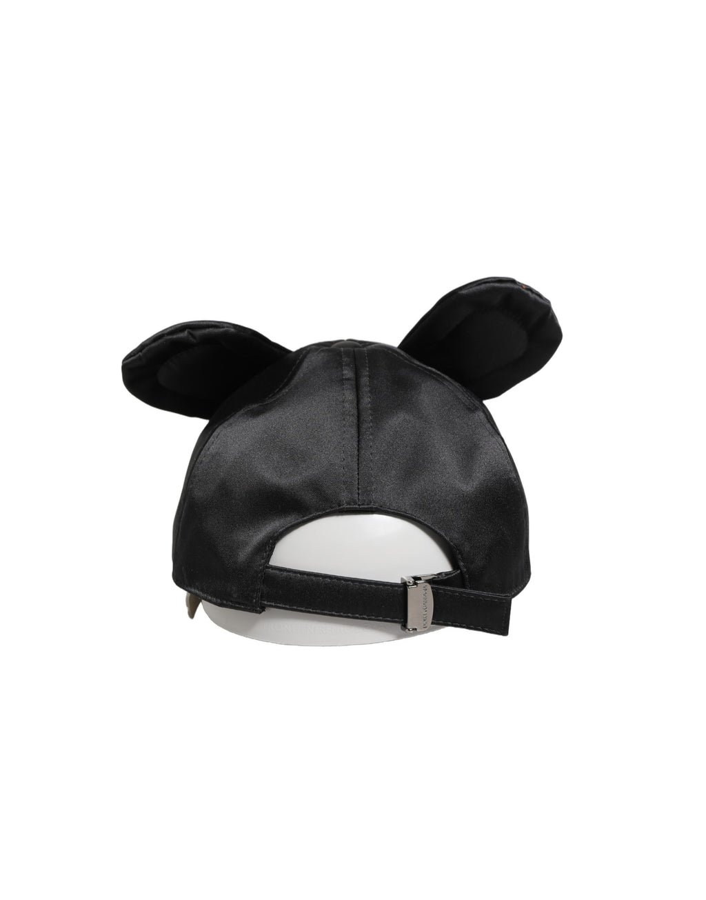 Casquette de baseball Dolce & Gabbana en velours noir à oreilles d'animal pour homme