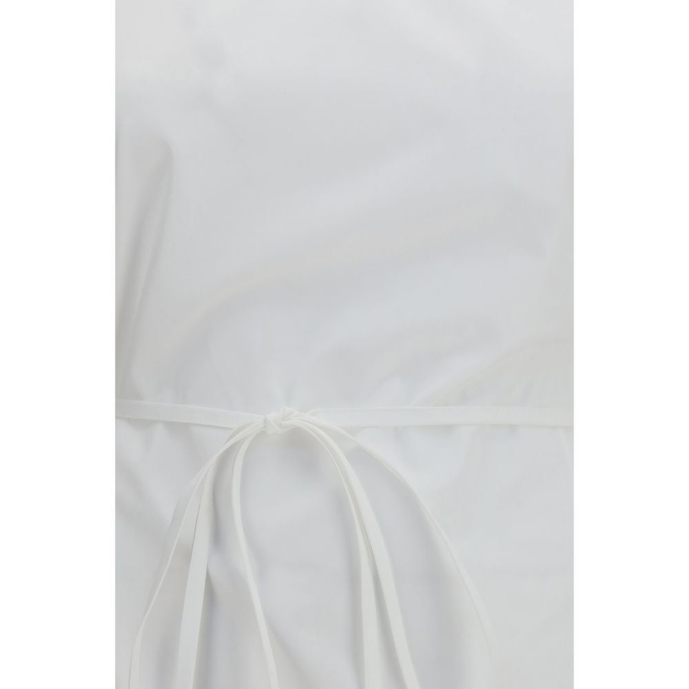 Chemise à manches courtes en coton blanc Calvin Klein
