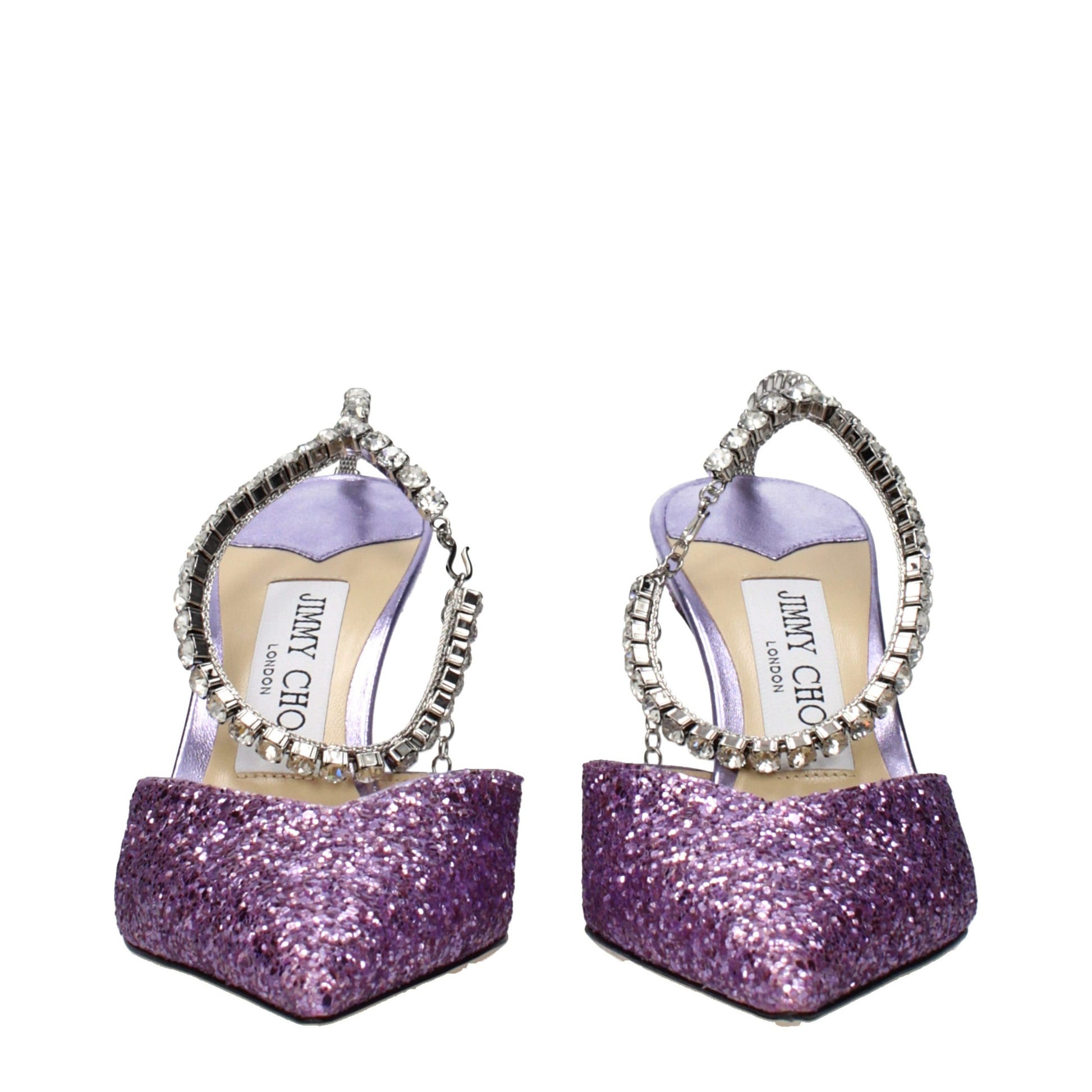 Jimmy Choo Purple Stiletto Heels for Women detail view