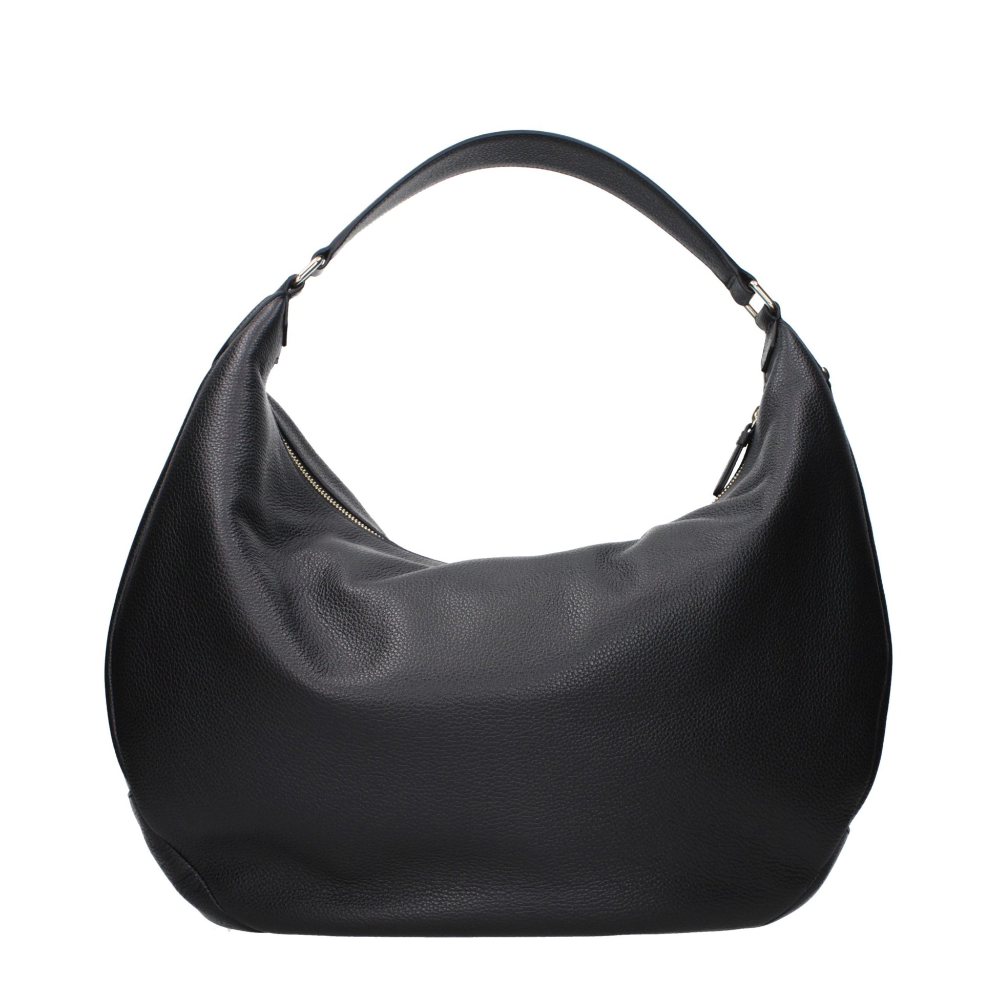 Jimmy Choo Black Leather Shoulder Bag