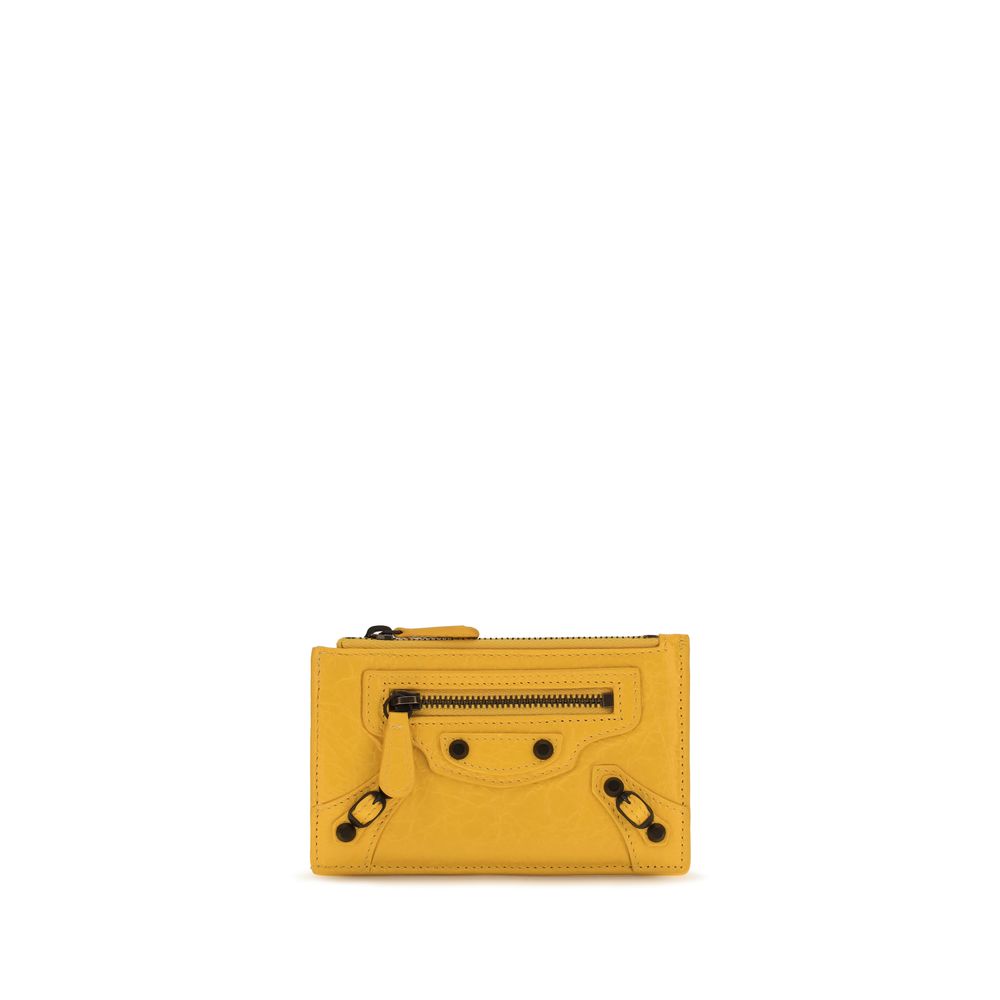 Portefeuille Balenciaga Bicolore en agneau Ovis Aries Aries