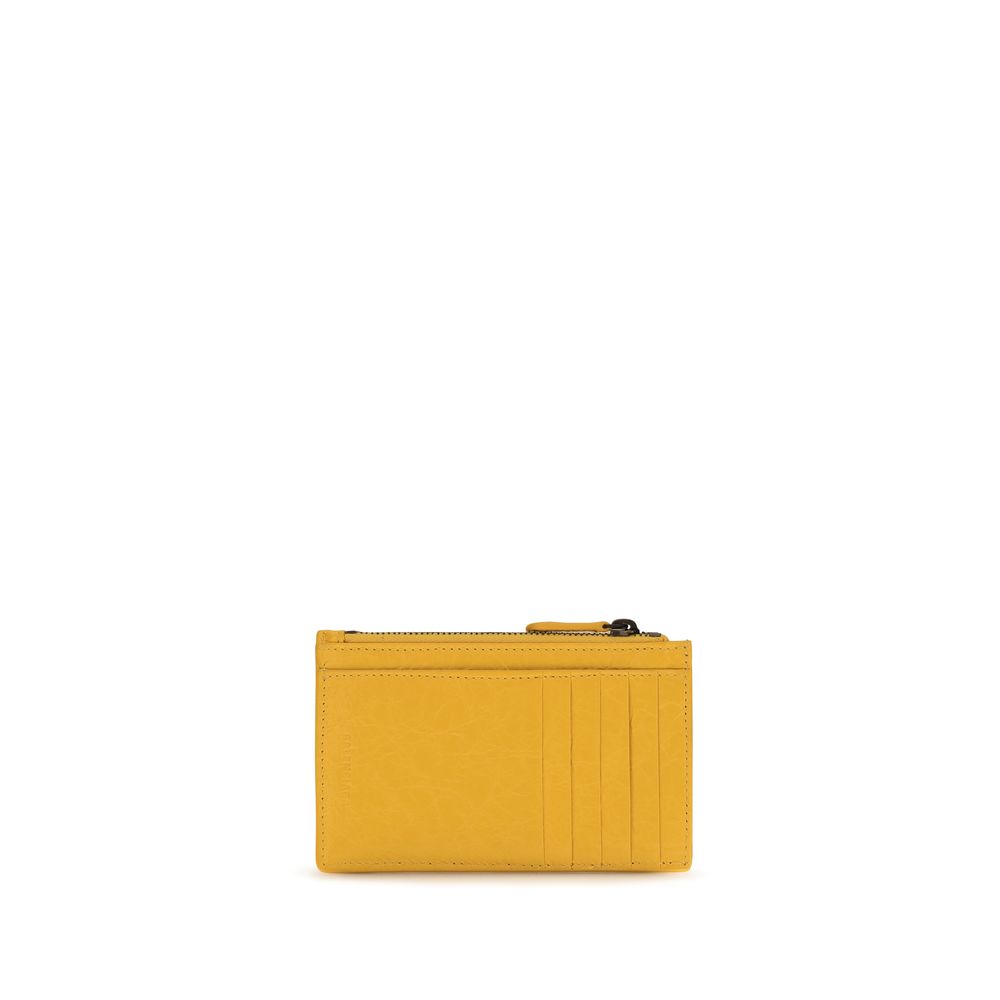 Portefeuille Balenciaga Bicolore en agneau Ovis Aries Aries