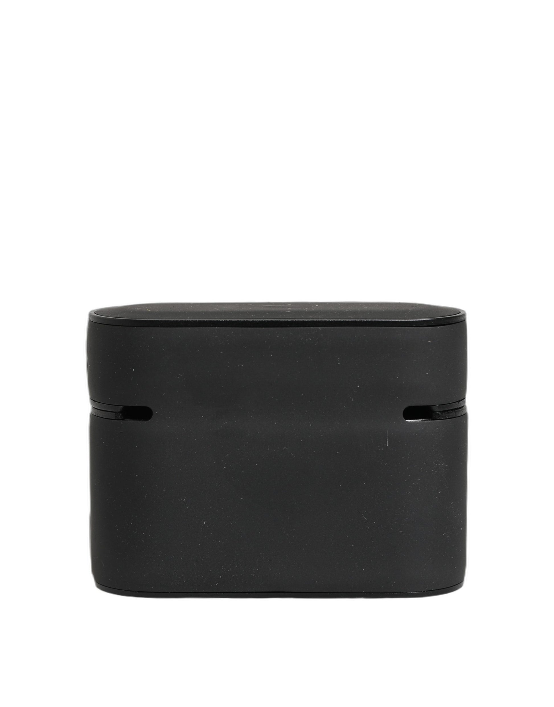 Dolce & Gabbana Case Black PVC Embossed Logo Flip Holder Women Airpods