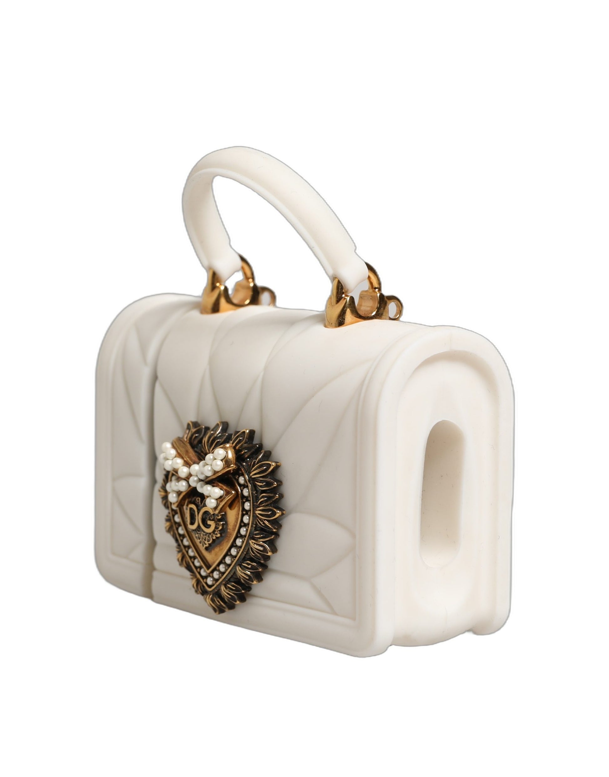 Dolce & Gabbana White Airpod Holders for Women additional view