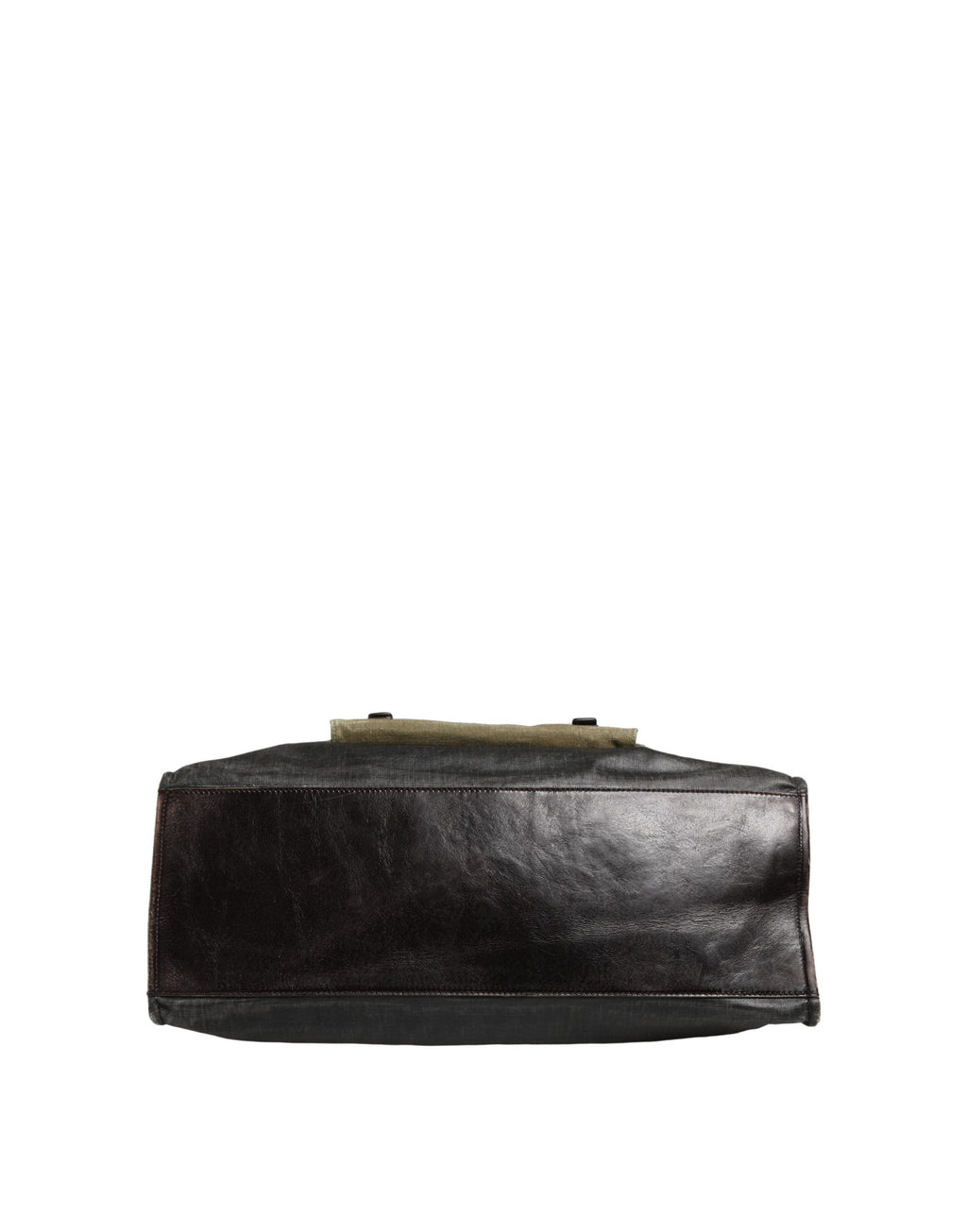 Dolce & Gabbana Sac de sport/épaule bi-matière vert militaire