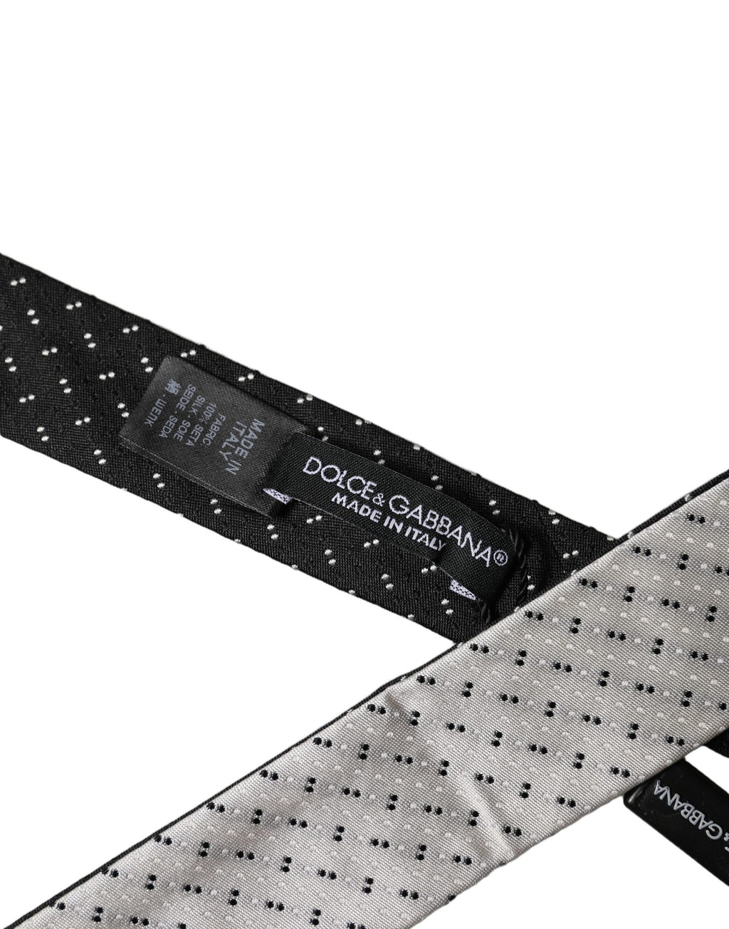Dolce & Gabbana White Ties for Men detail view