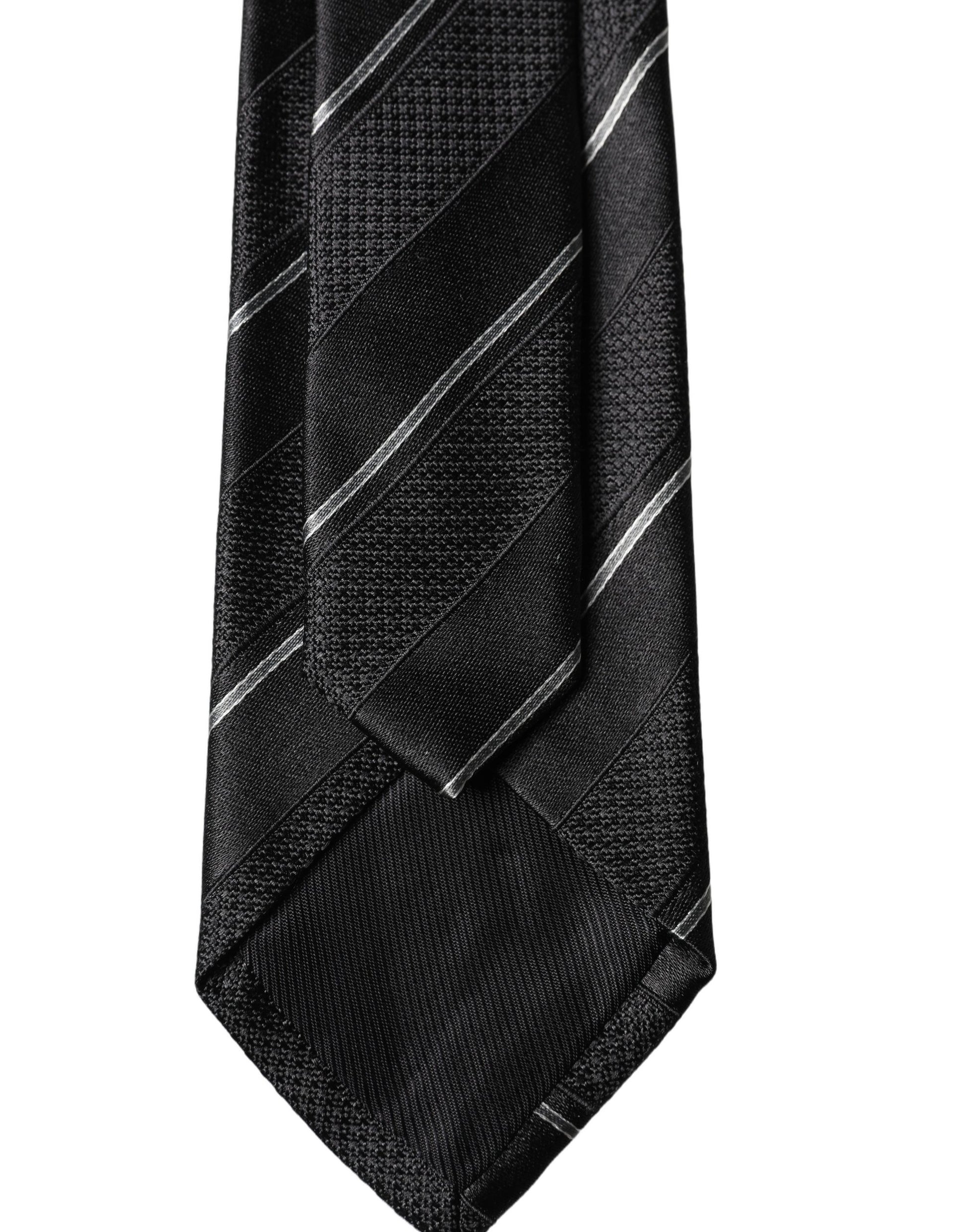 Dolce & Gabbana Black Ties for Men detail view
