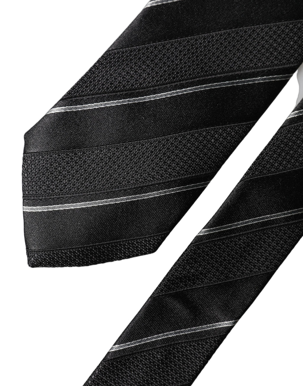 Dolce & Gabbana Black Ties for Men side view