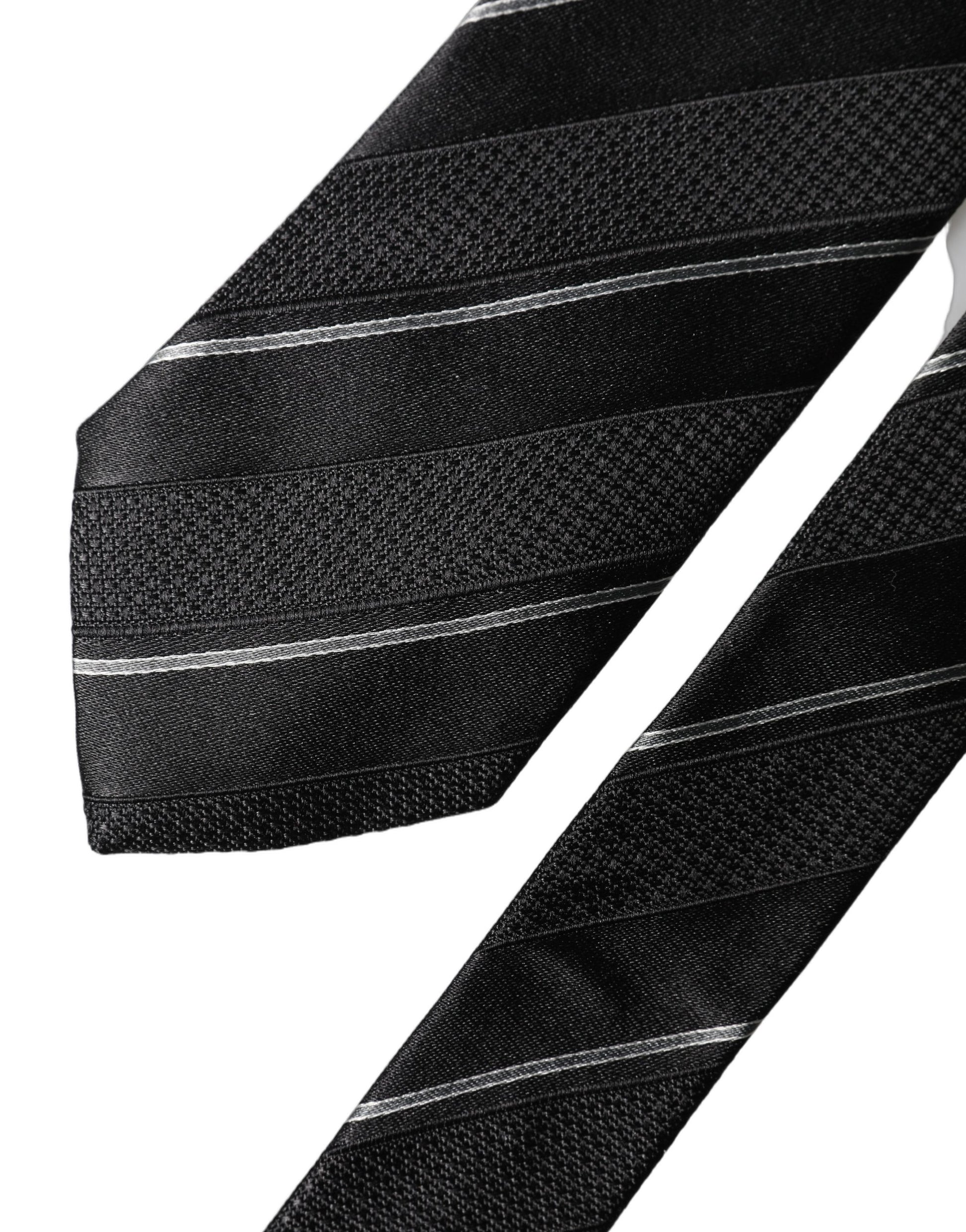 Dolce & Gabbana Black Ties for Men side view