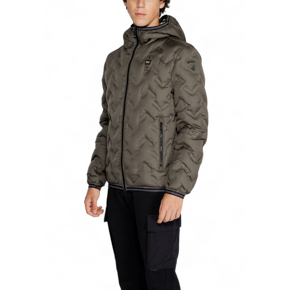 Blauer Multicolor Full Length Jacket for Men side view