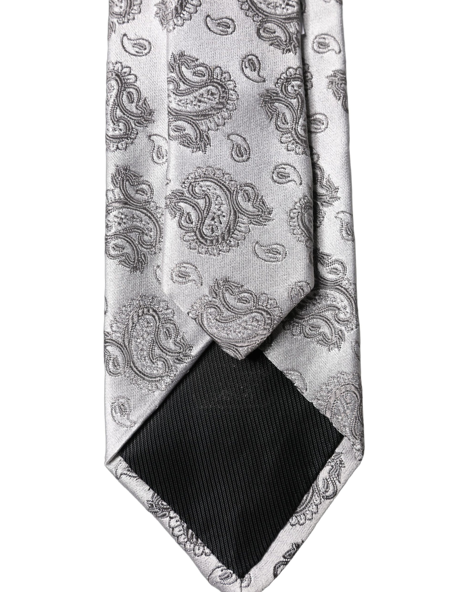 Dolce & Gabbana Grey Ties for Men detail view