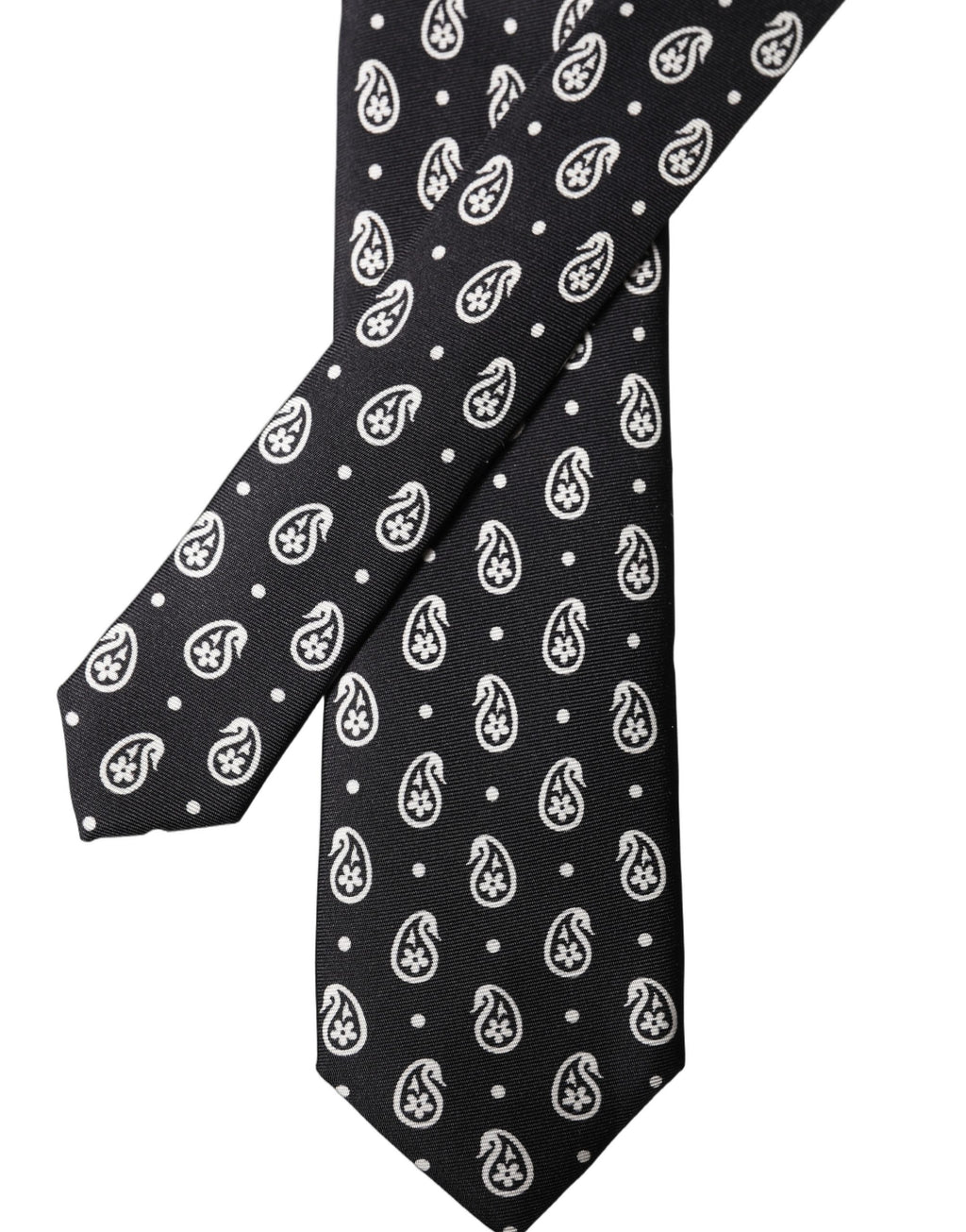 Dolce & Gabbana Black Ties for Men detail view