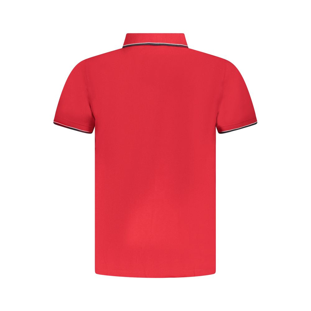 Polo homme en coton rouge Norvège 1963