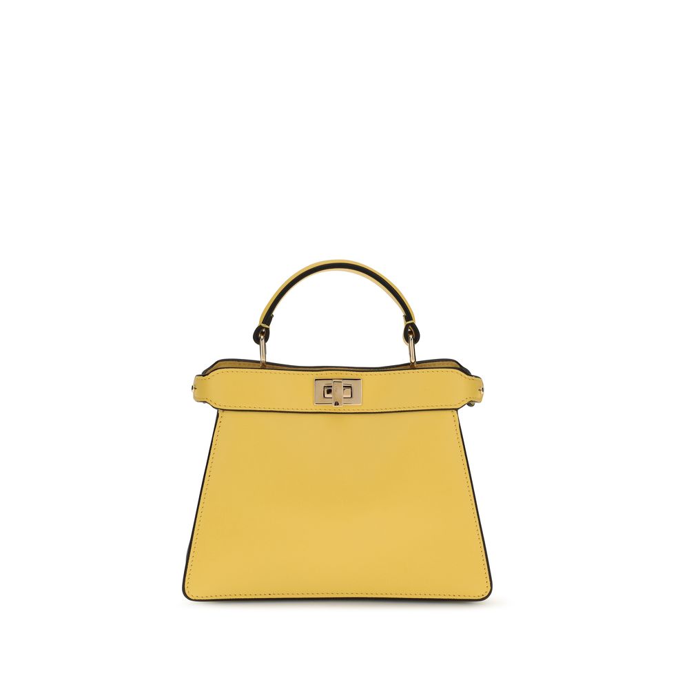 Sac à main Fendi en cuir de veau bicolore Bos Taurus