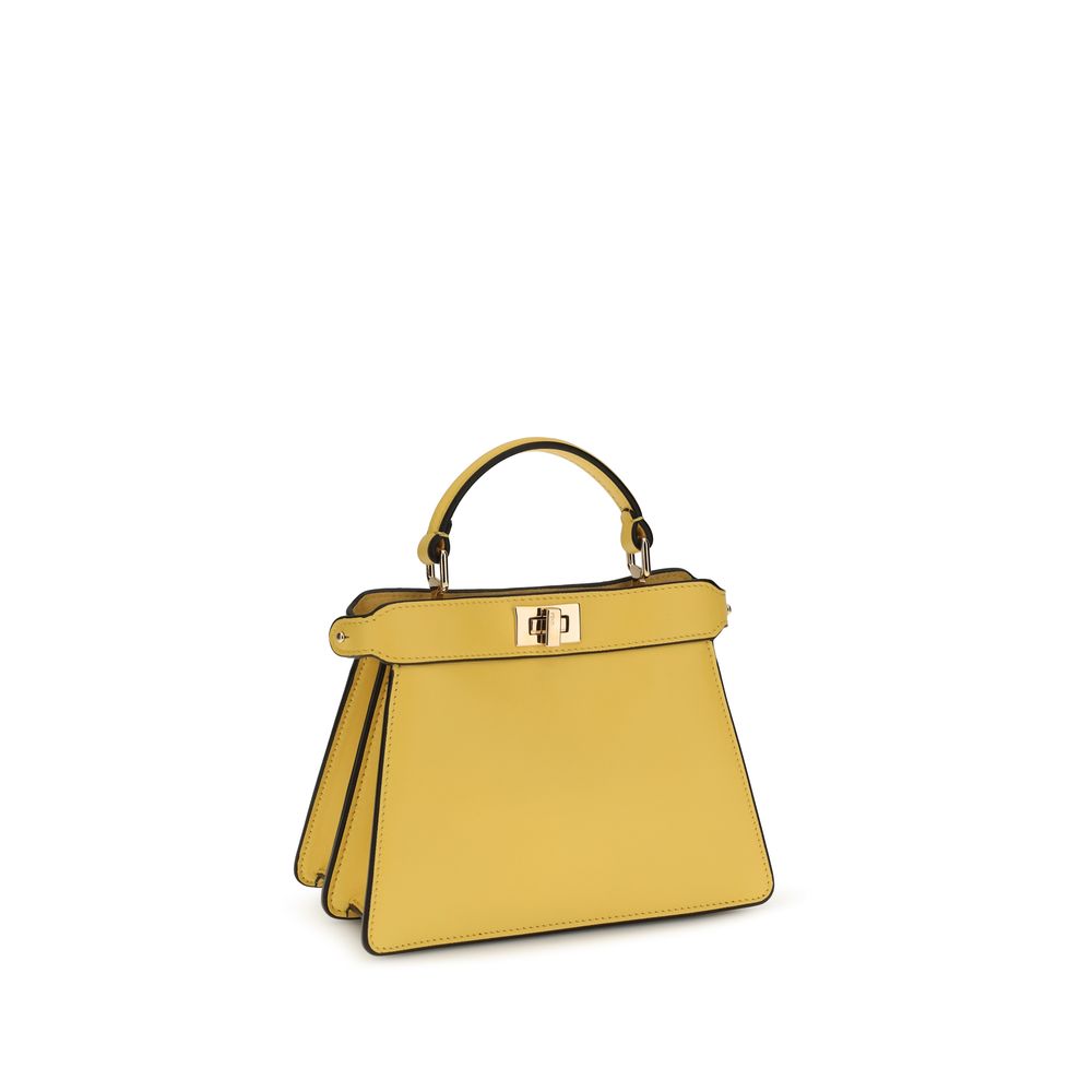 Sac à main Fendi en cuir de veau bicolore Bos Taurus