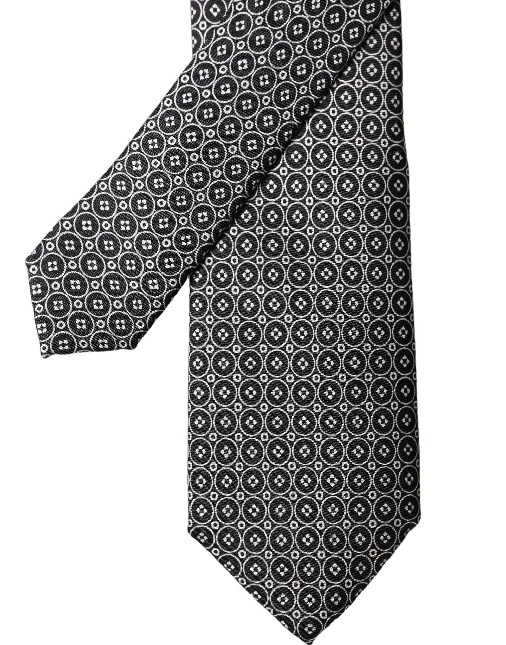 Dolce & Gabbana Black Ties for Men detail view