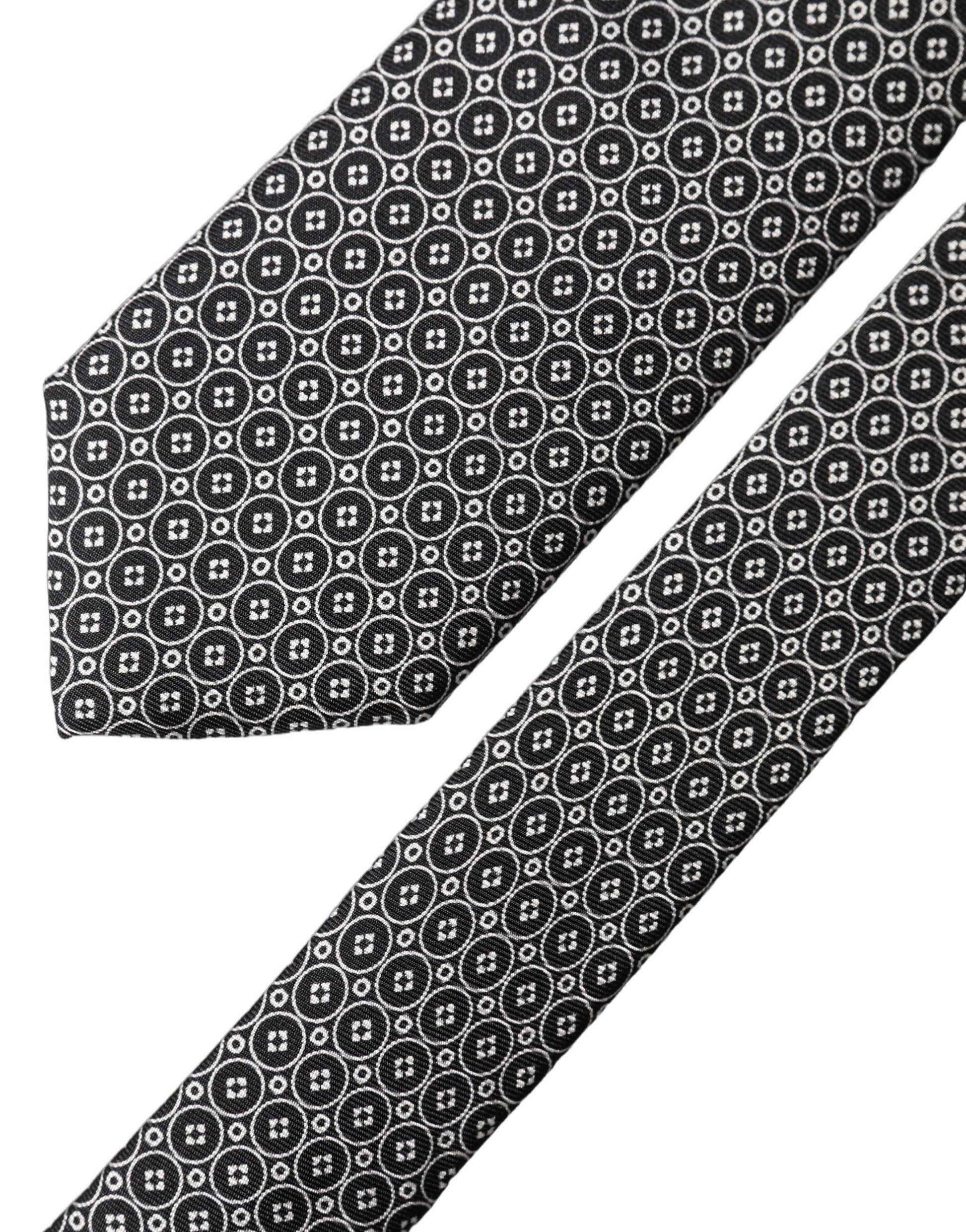 Dolce & Gabbana Black Ties for Men side view