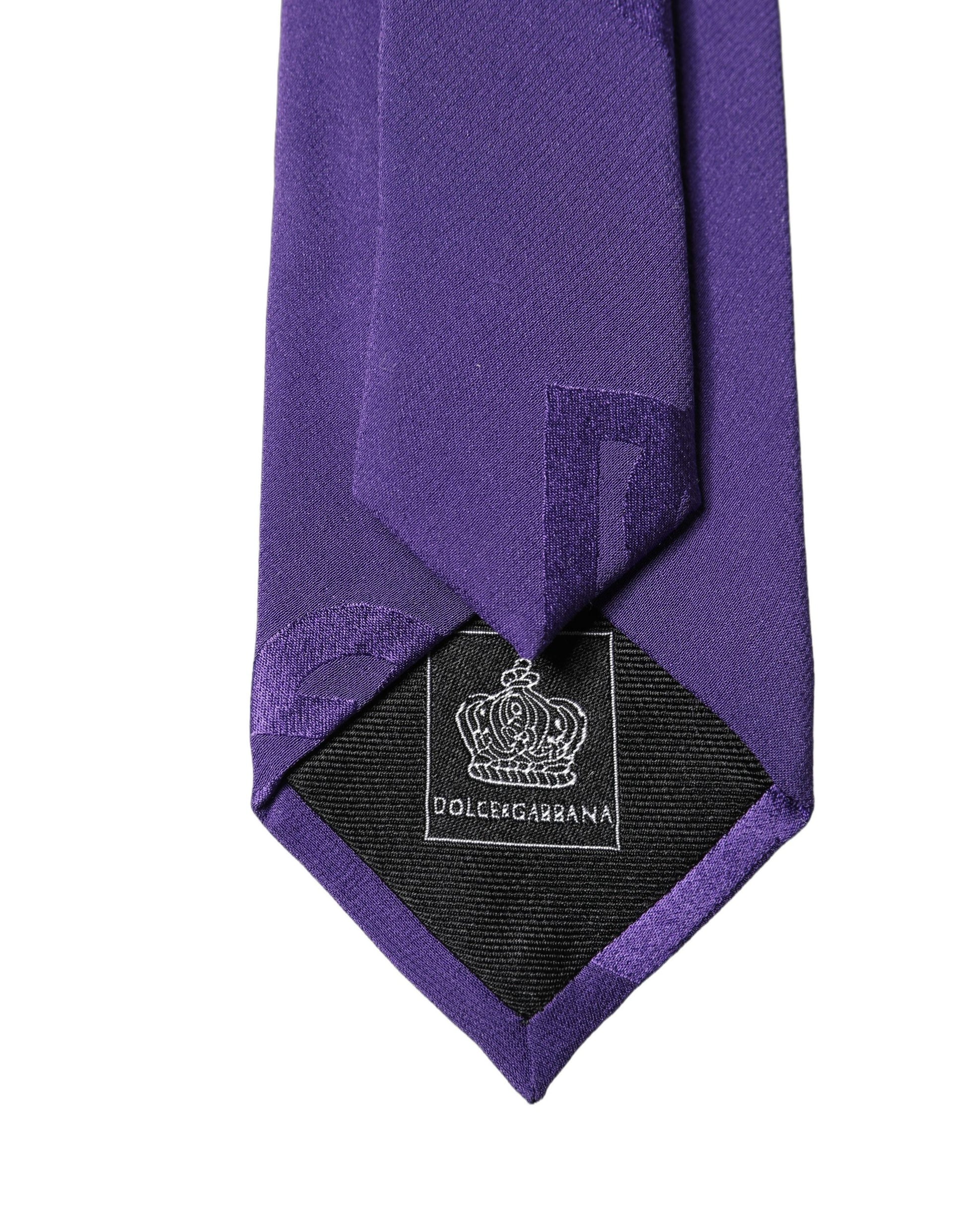 Dolce & Gabbana Purple Ties for Men detail view