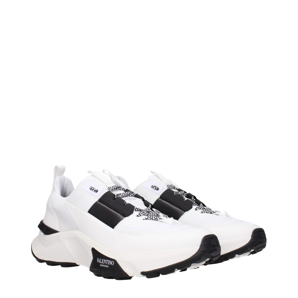 Baskets Athlétiques Valentino Garavani en Tissu Blanc