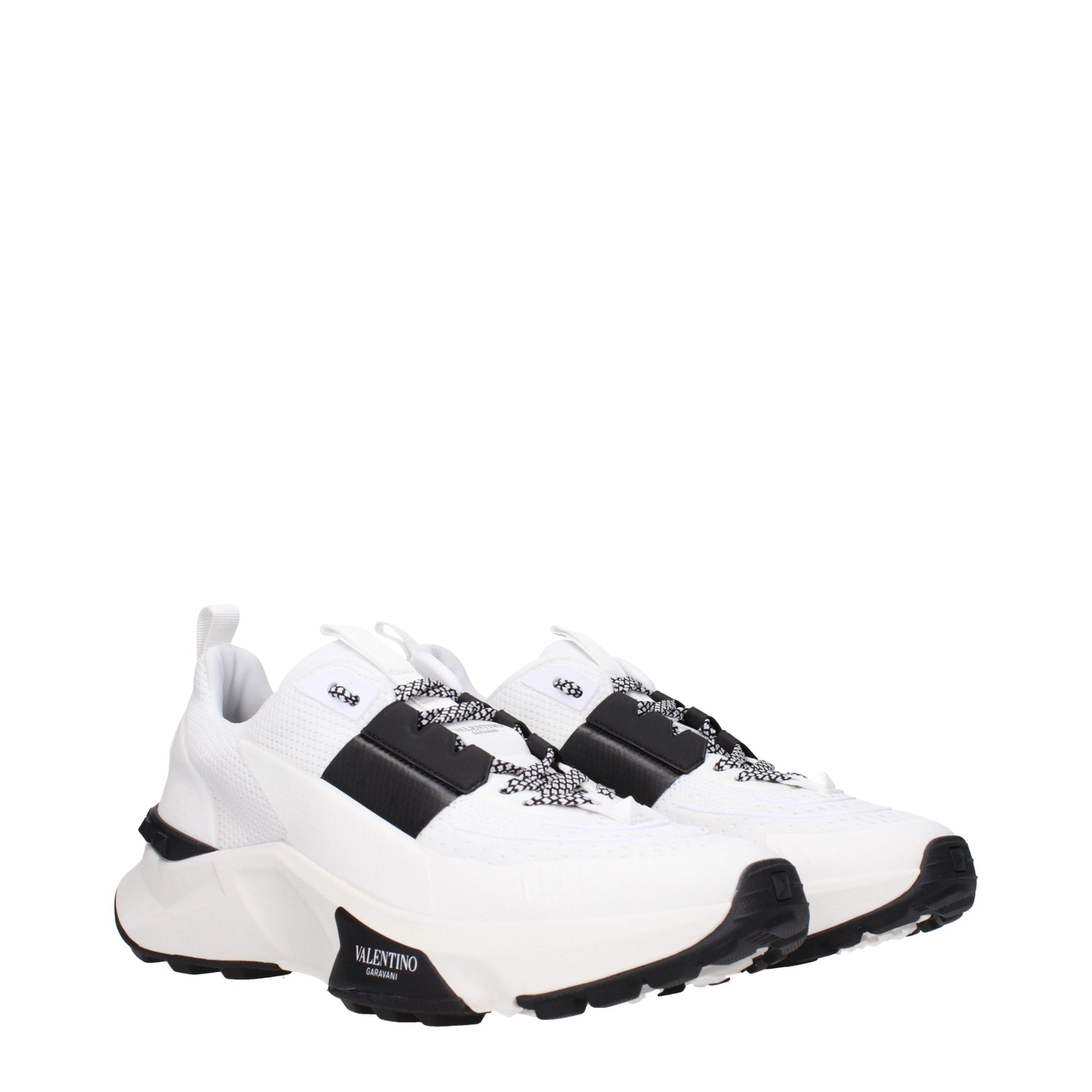 Baskets Athlétiques Valentino Garavani en Tissu Blanc