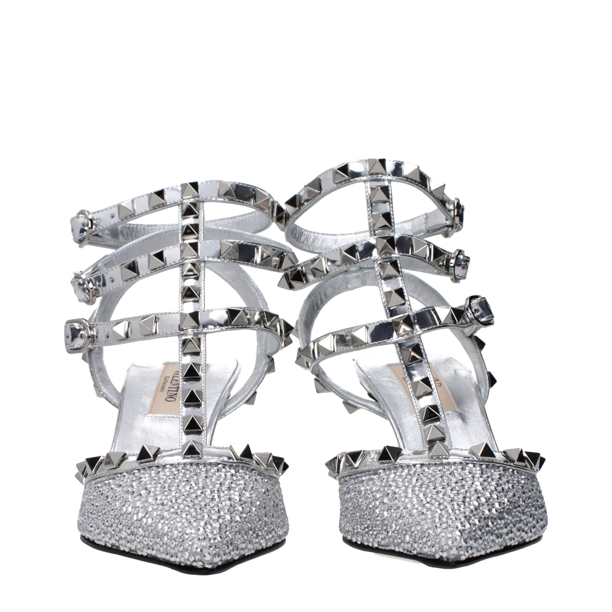 Valentino Garavani Gray Sandals detail view