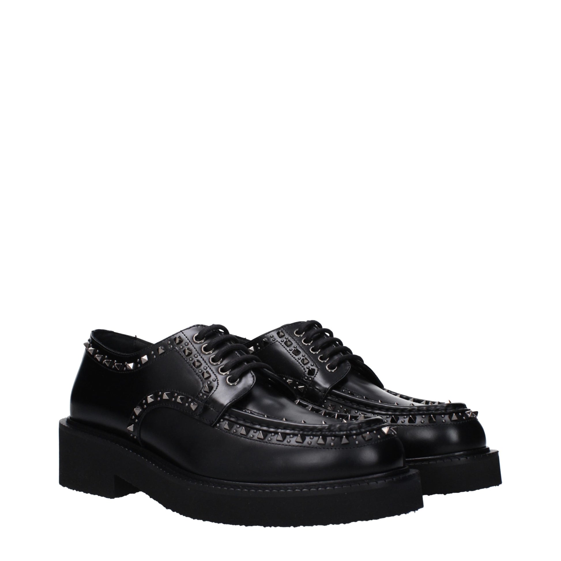 Valentino Garavani Black Oxfords And Derbies for Men alternate view