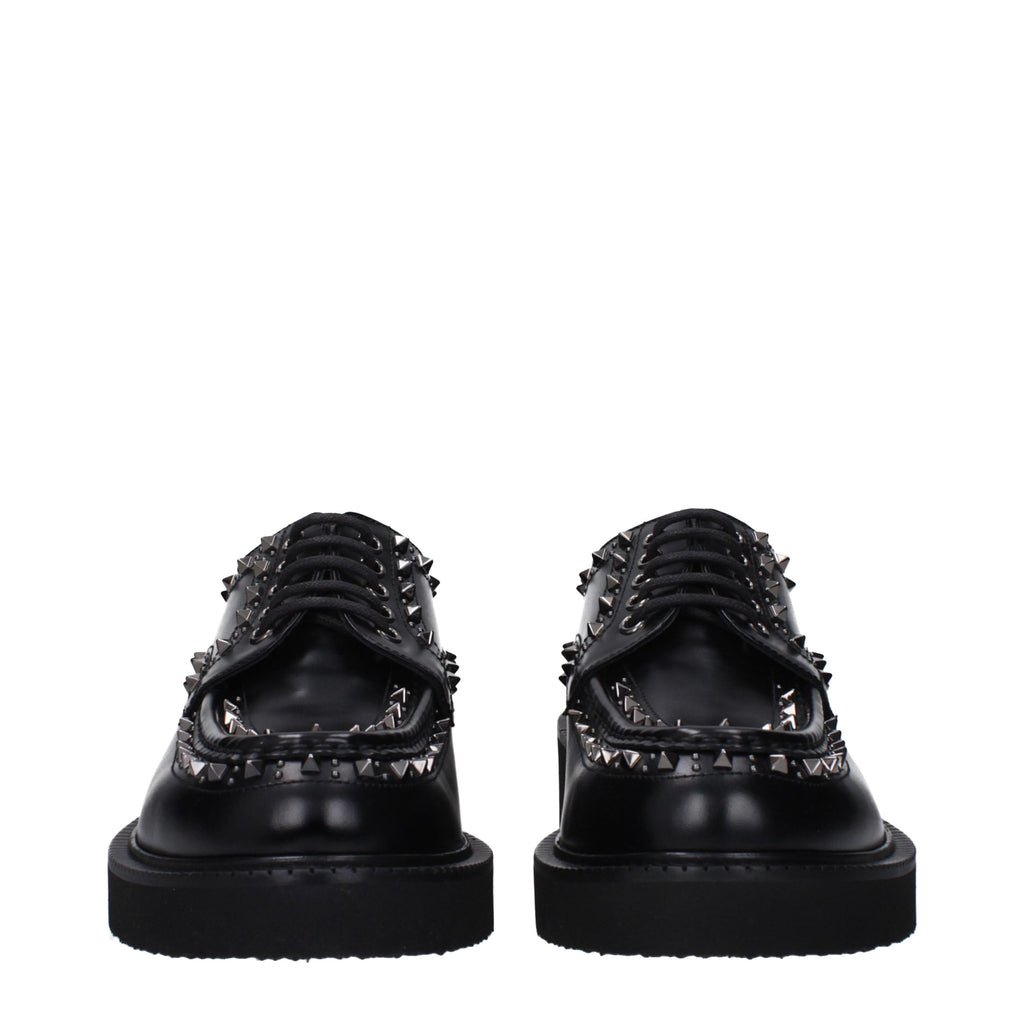 Valentino Garavani Black Oxfords And Derbies for Men detail view