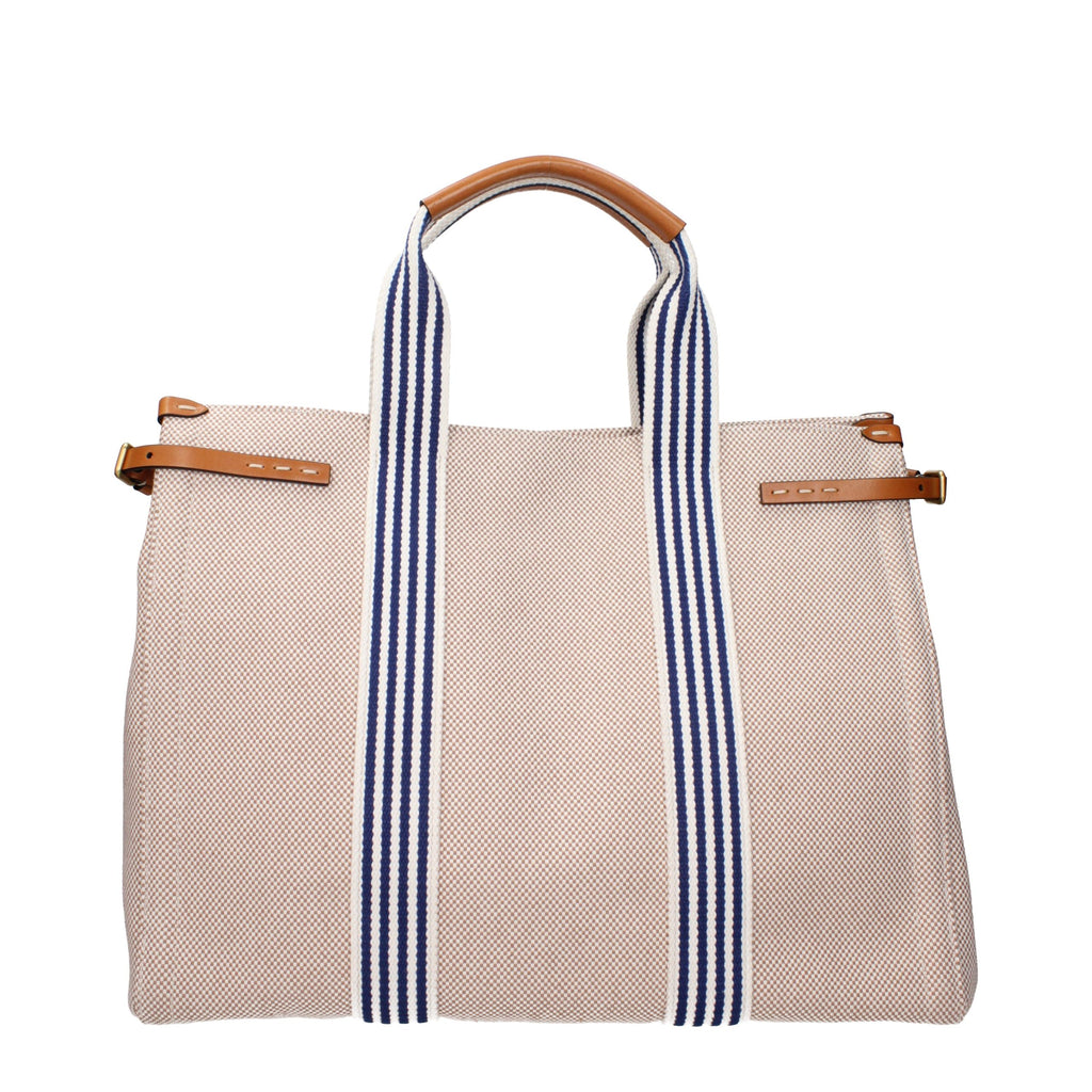 Sac à main Valentino Garavani en tissu beige