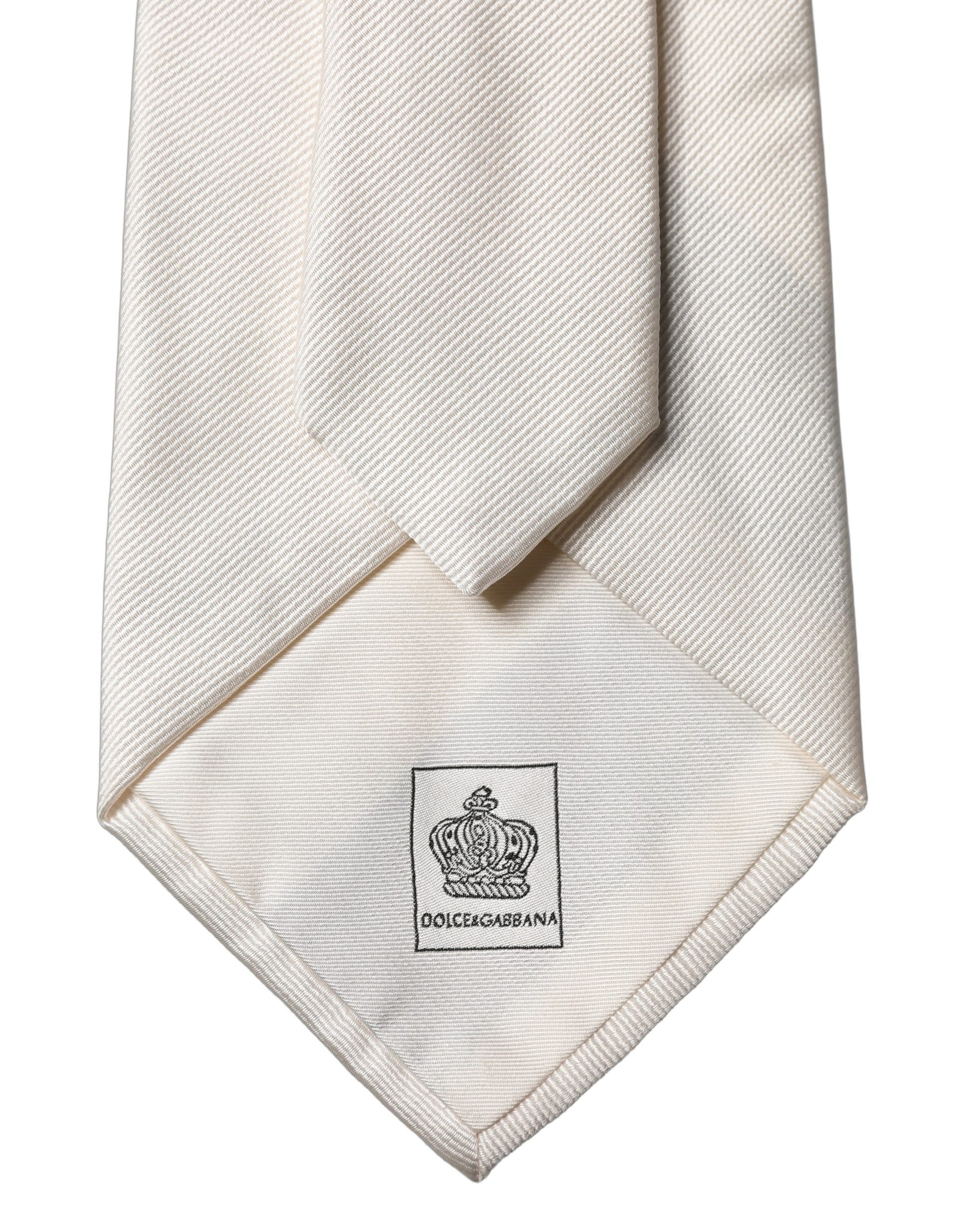 Dolce & Gabbana White Ties for Men additional view