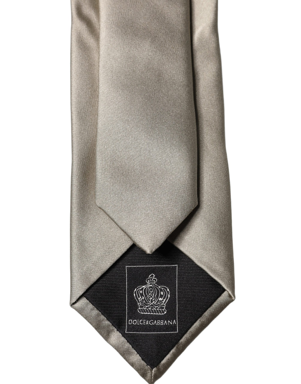 Dolce & Gabbana Beige Ties for Men side view