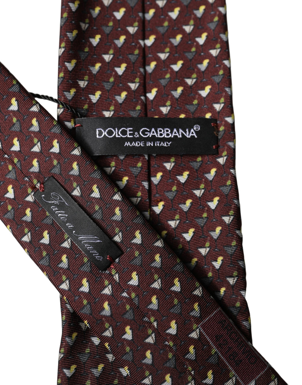 Dolce & Gabbana Red Ties for Men side view