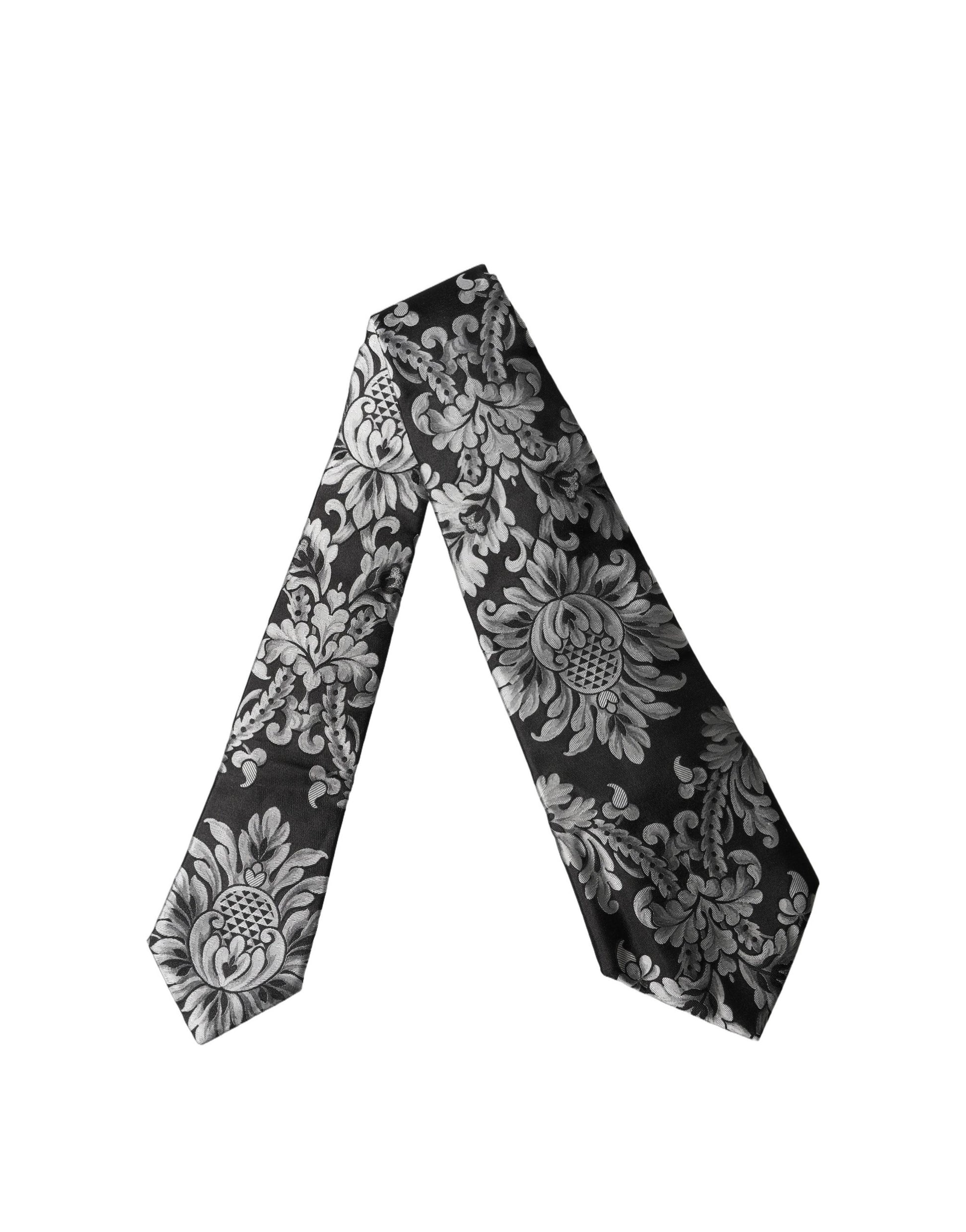 Dolce & Gabbana Black Ties for Women side view