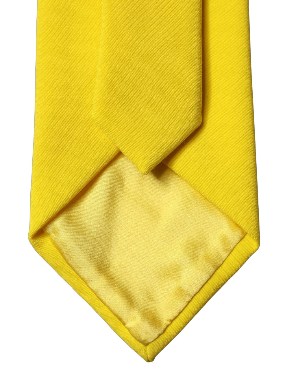 Dolce & Gabbana Jaune Uni Polyester Réglable Femme Nœud cravate