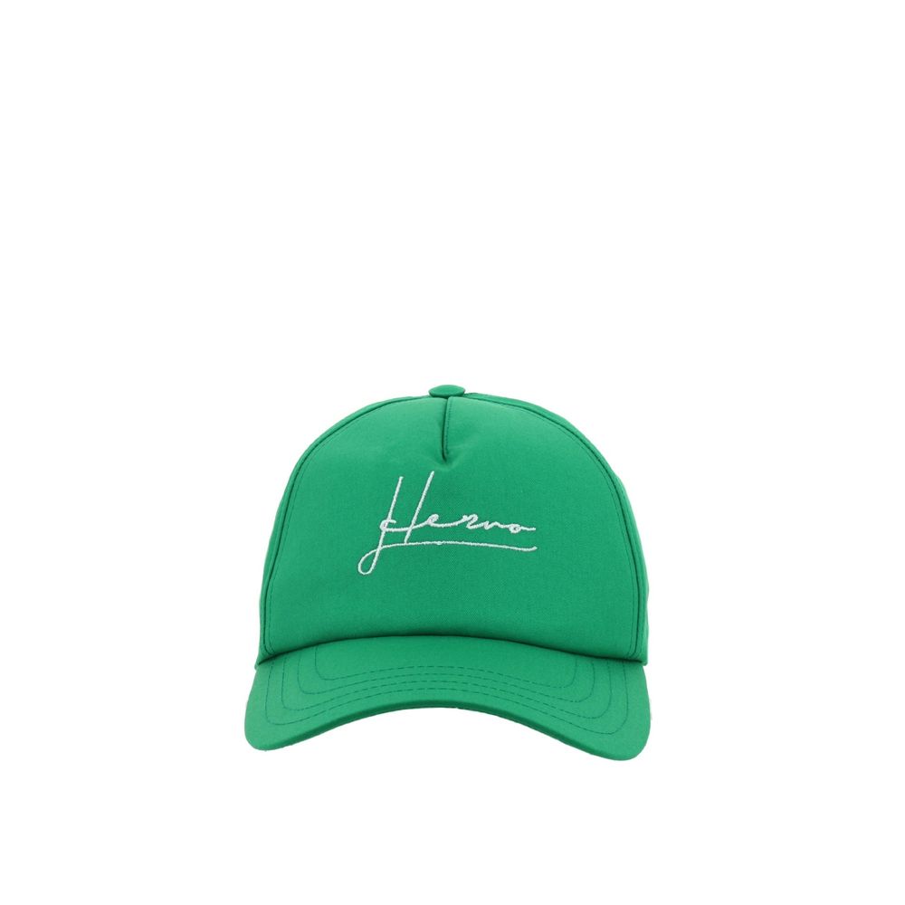 Casquette de baseball bicolore en coton Herno