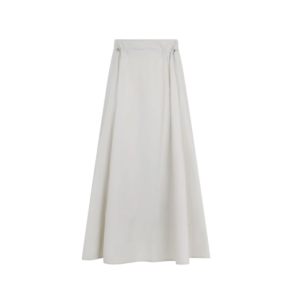 Herno Grey Long Skirt for Women
