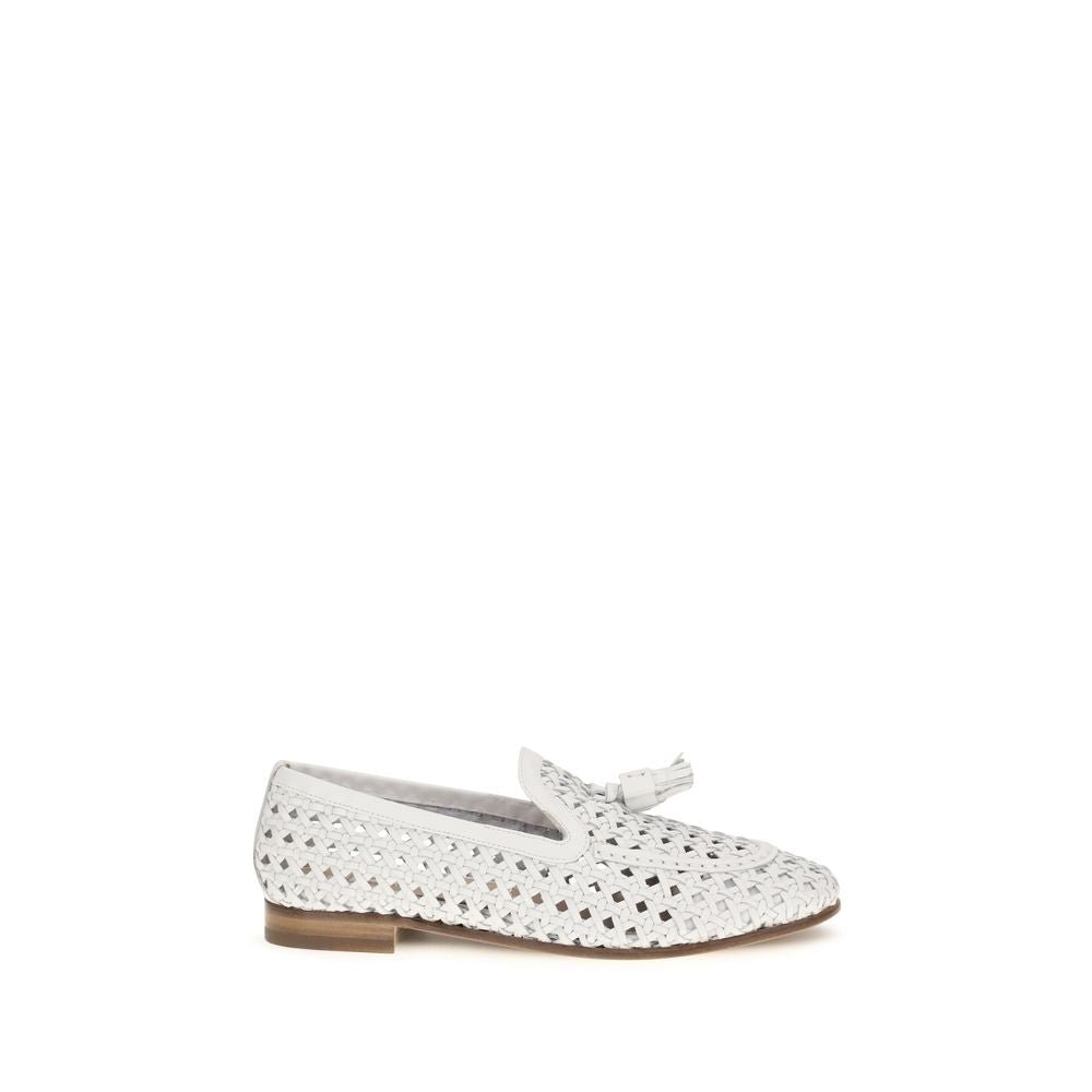 Fratelli Rossetti White Slip On Loafers for Women