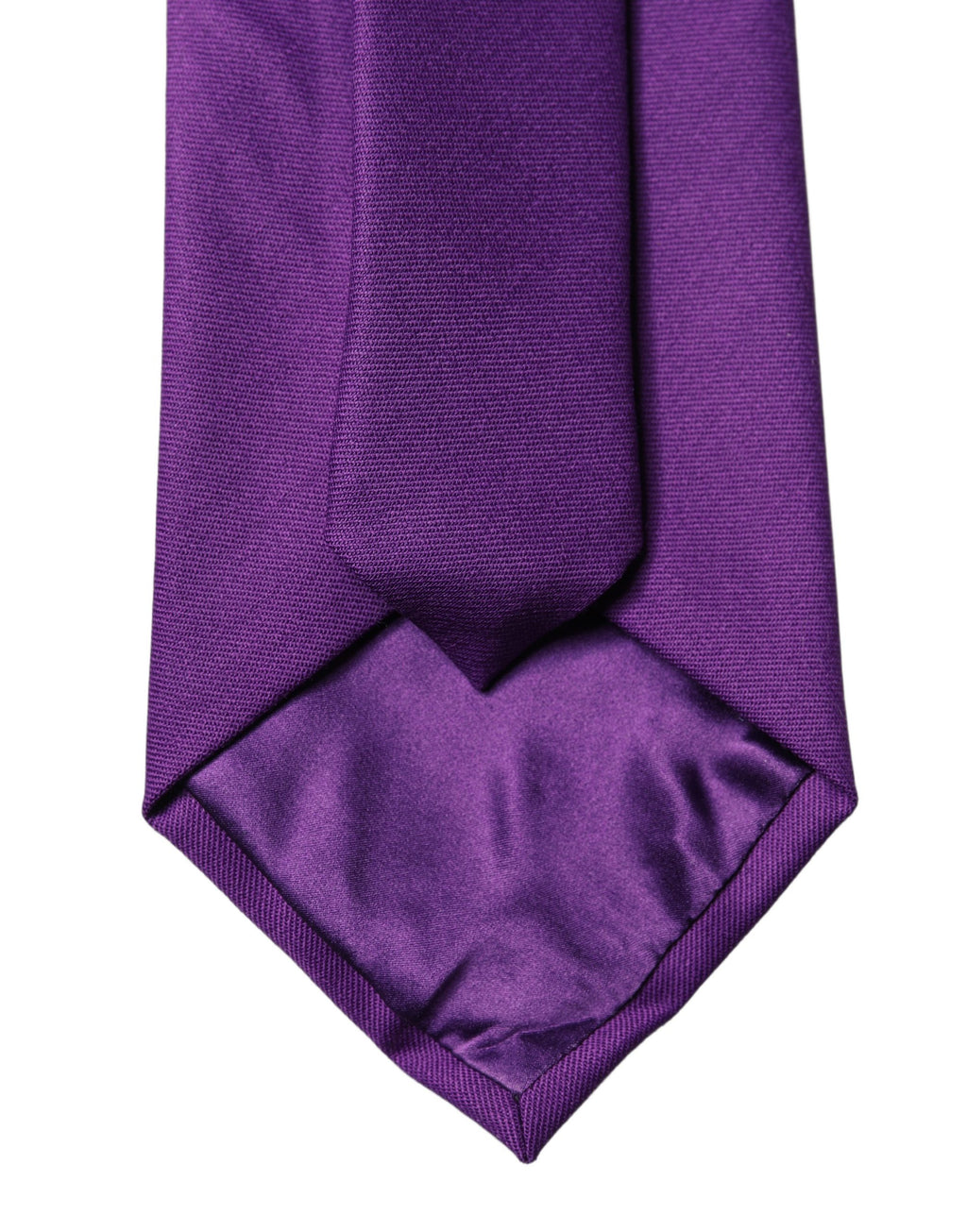 Cravate réglable en satin de polyester violet Dolce & Gabbana pour femme
