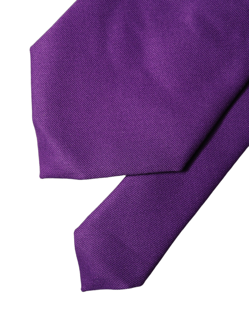 Cravate réglable en satin de polyester violet Dolce & Gabbana pour femme