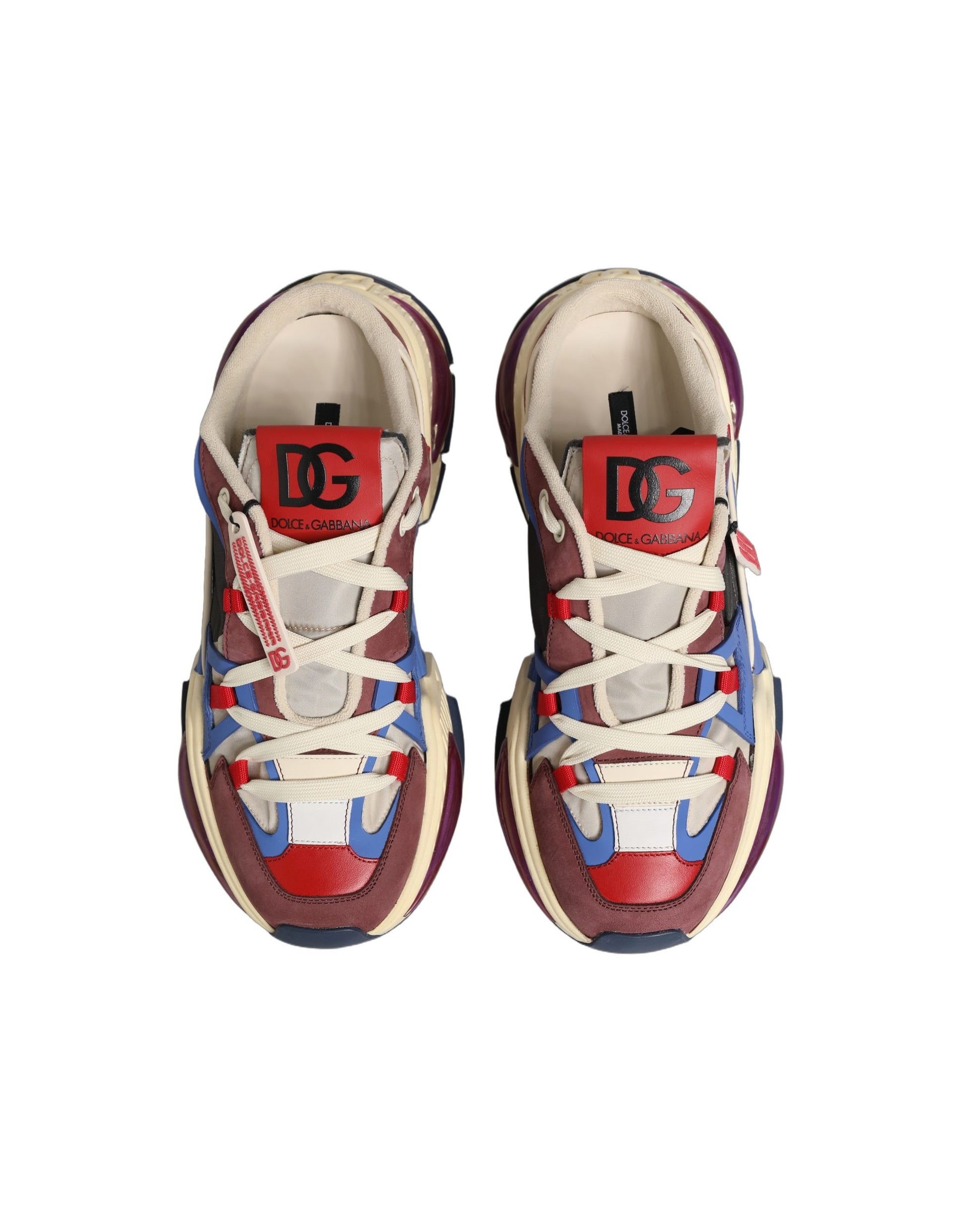 Dolce & Gabbana Multicolor Low Top Sneakers for Men side view