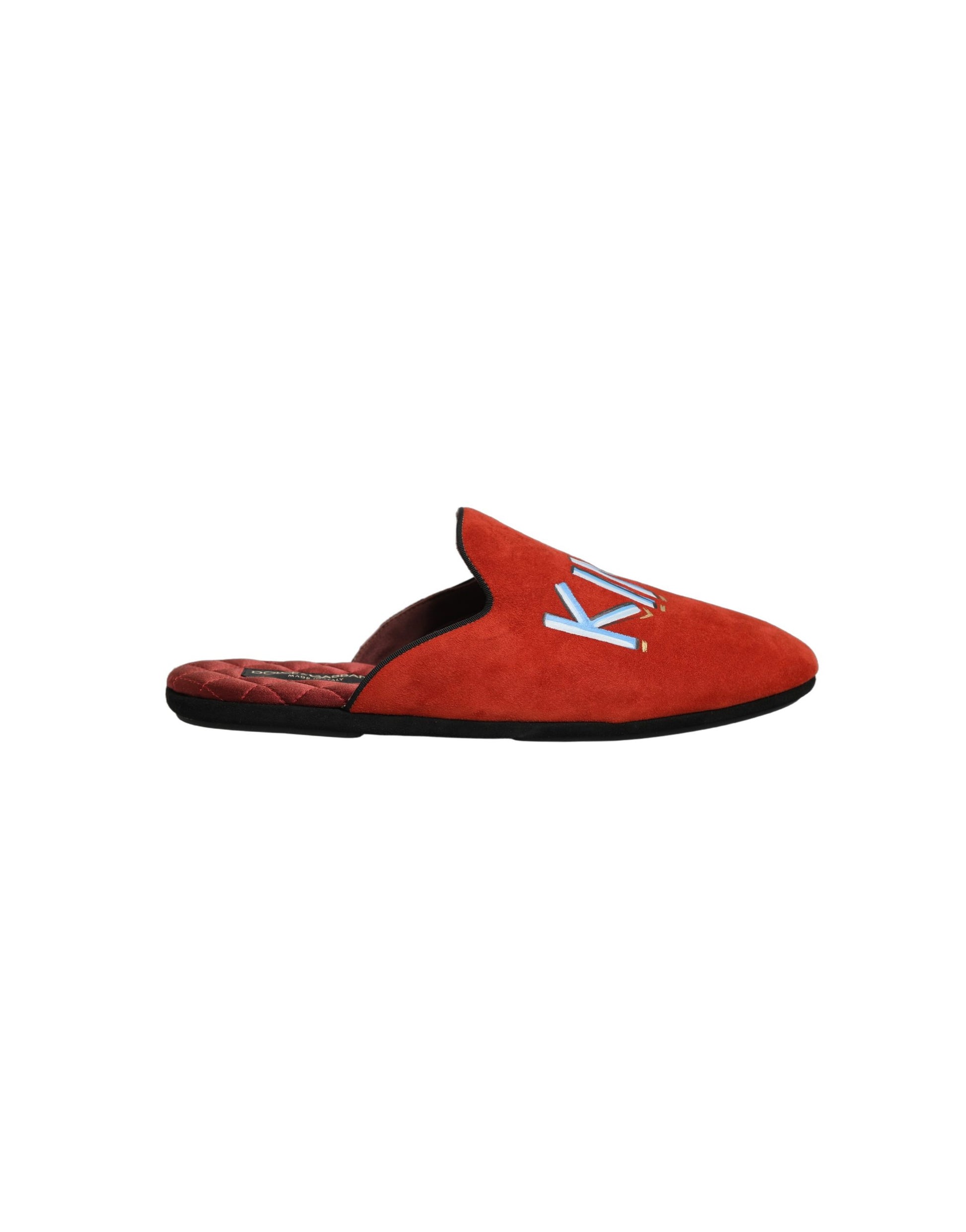 Dolce & Gabbana Red Slides for Men alternate view