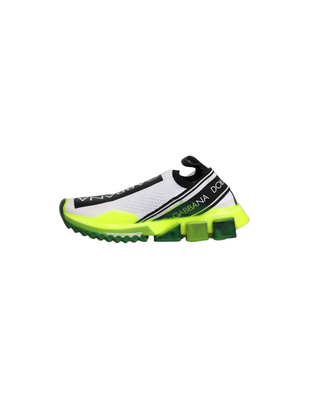 Dolce & Gabbana White Low Top Sneakers for Men side view