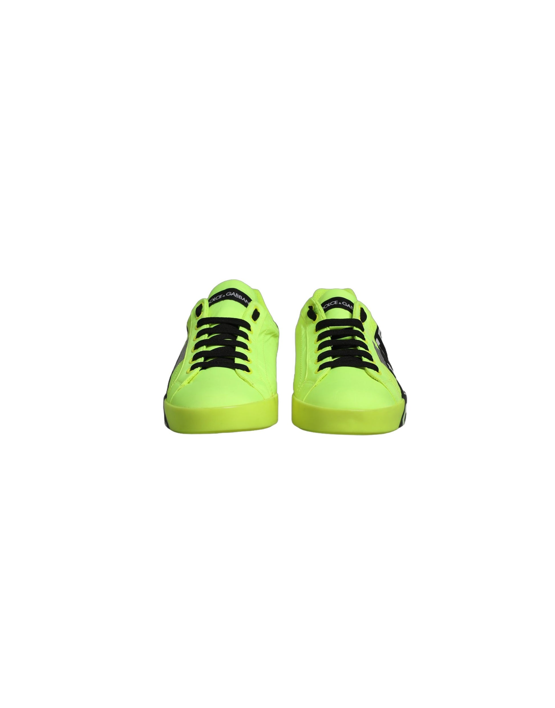 Chaussures baskets basses Portofino Dolce & Gabbana avec logo vert