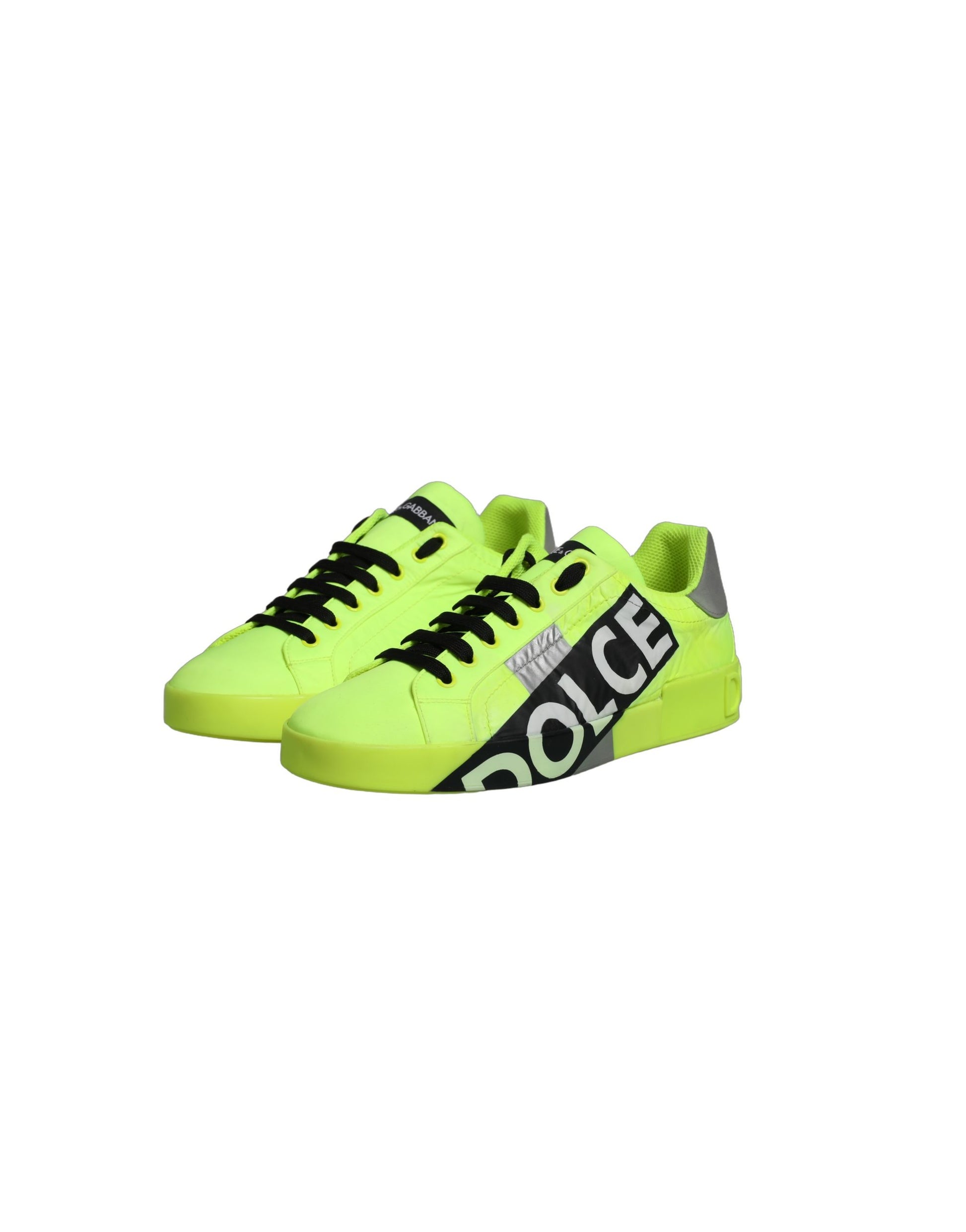 Chaussures baskets basses Portofino Dolce & Gabbana avec logo vert
