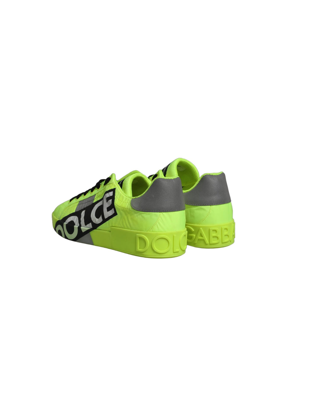 Chaussures baskets basses Portofino Dolce & Gabbana avec logo vert