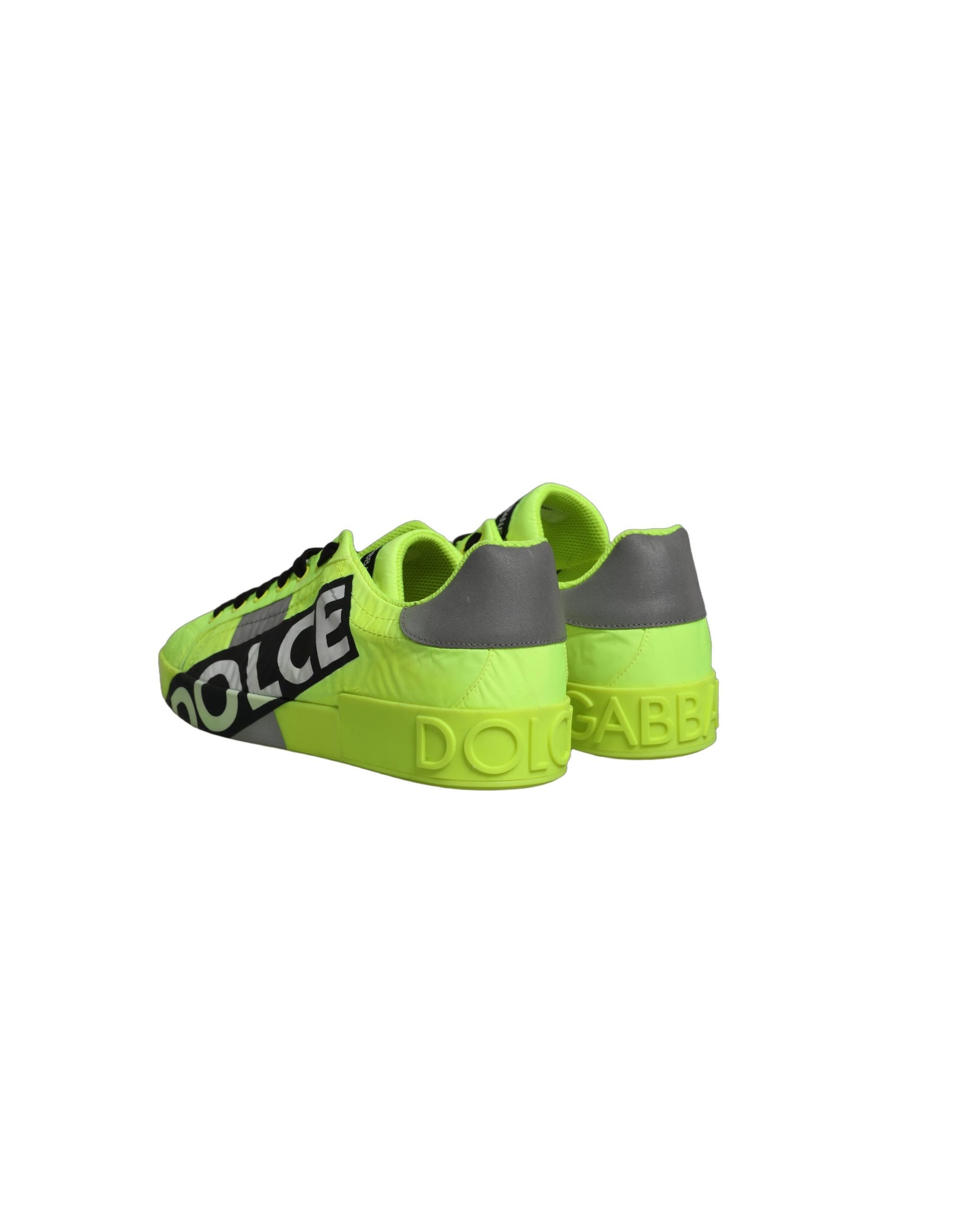 Chaussures baskets basses Portofino Dolce & Gabbana avec logo vert