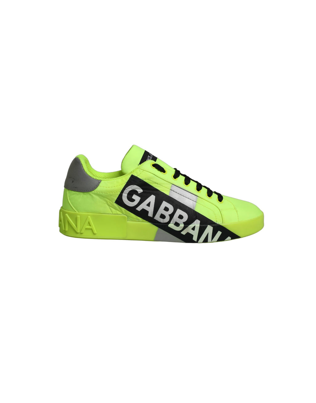 Chaussures baskets basses Portofino Dolce & Gabbana avec logo vert